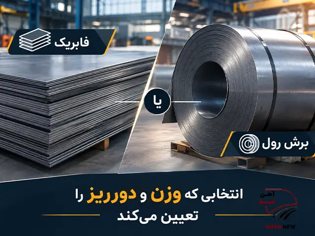 فابریک یا برش رول؟ انتخابی که وزن و دورریز را تعیین می‌کند